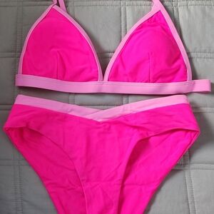 Vibrant Pink Bikini Set